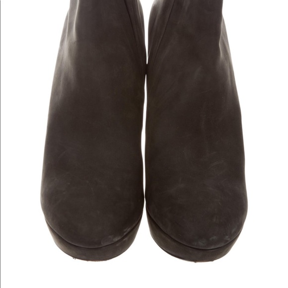 Balenciaga Nubuck Ankle Wedge Platform Booties🤩 - Picture 3 of 8